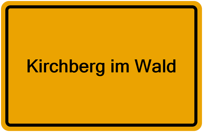 Handelsregisterauszug Kirchberg im Wald
